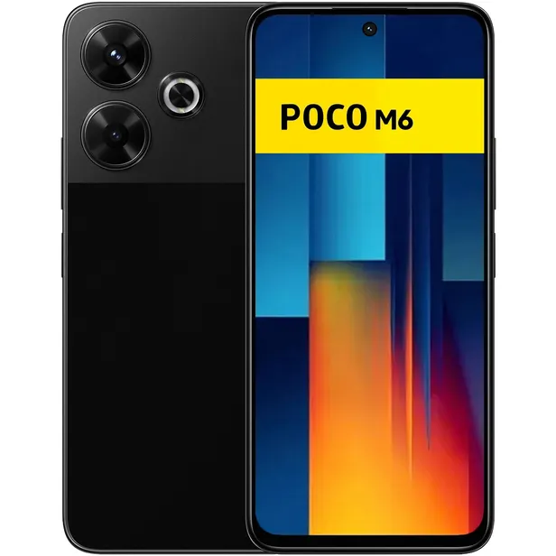 CELULAR XIAOMI POCO M6 DUAL 128GB/6GB RAM BLACK